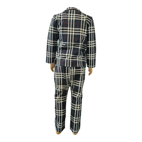 2T Boys Blue 3piece Suit Set. Long Sleeve Undershirt, Sport Jacket, Pant - Picture 3 of 7